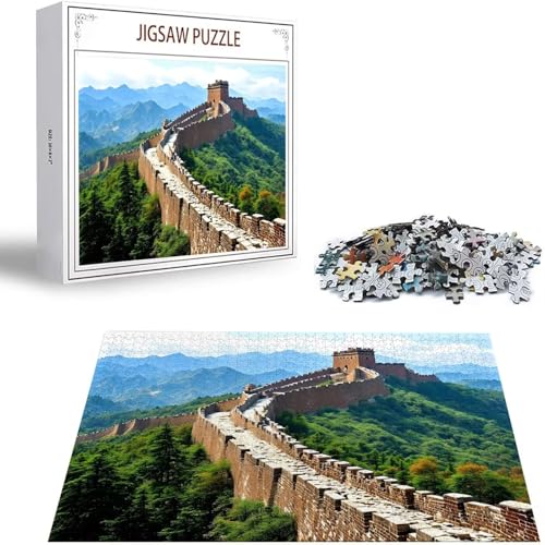 Große Mauer Puzzle 500 Teile Szene Puzzle Erwachsene, Holzpuzzle Erwachsene, DIY Groß Puzzelmatten, Premium Quality Klassische Wooden Jigsaw, Holzpuzzle ab 14 Jahren für Jungen, Geschenke Mädche S-496 Große Mauer Puzzle 500 Teile Szene Puzzle Erwachsene, Holzpuzzle Erwachsene, DIY Groß Puzzelmatten, Premium Quality Klassische Wooden Jigsaw, Holzpuzzle ab 14 Jahren für Jungen, Geschenke Mädche S-496 von Saweefog