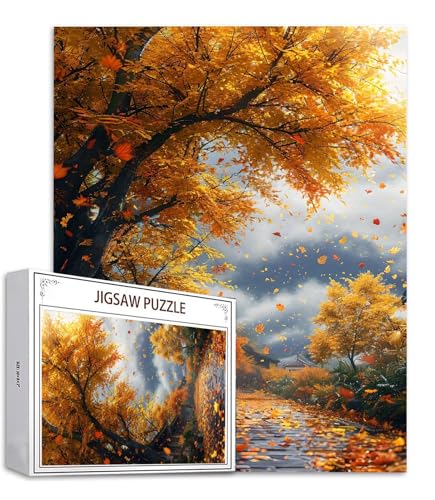 Herbst Puzzle 300 Teile Baum Puzzle Erwachsene, Holzpuzzle Erwachsene, DIY Groß Puzzelmatten, Premium Quality Klassische Wooden Jigsaw, Holzpuzzle ab 14 Jahren für Jungen, Geschenke Mädche S-876 Herbst Puzzle 300 Teile Baum Puzzle Erwachsene, Holzpuzzle Erwachsene, DIY Groß Puzzelmatten, Premium Quality Klassische Wooden Jigsaw, Holzpuzzle ab 14 Jahren für Jungen, Geschenke Mädche S-876 von Saweefog