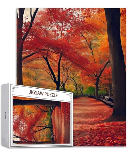 Herbst Puzzle 500 Teile Baum Puzzle Erwachsene, Holzpuzzle Erwachsene, DIY Groß Puzzelmatten, Premium Quality Klassische Wooden Jigsaw, Holzpuzzle ab 14 Jahren für Jungen, Geschenke Mädche S-875 Herbst Puzzle 500 Teile Baum Puzzle Erwachsene, Holzpuzzle Erwachsene, DIY Groß Puzzelmatten, Premium Quality Klassische Wooden Jigsaw, Holzpuzzle ab 14 Jahren für Jungen, Geschenke Mädche S-875 von Saweefog