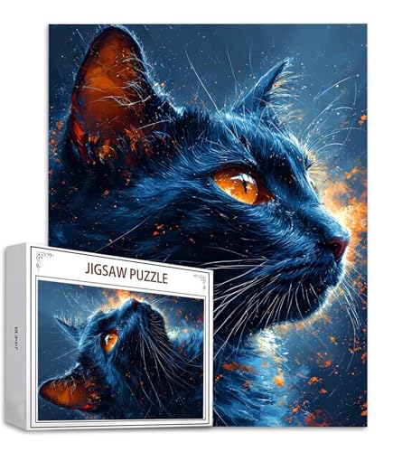 Katze Puzzle 500 Teile Tier Puzzle Erwachsene, Holzpuzzle Erwachsene, DIY Groß Puzzelmatten, Premium Quality Klassische Wooden Jigsaw, Holzpuzzle ab 14 Jahren für Jungen, Geschenke Mädche S-779 Katze Puzzle 500 Teile Tier Puzzle Erwachsene, Holzpuzzle Erwachsene, DIY Groß Puzzelmatten, Premium Quality Klassische Wooden Jigsaw, Holzpuzzle ab 14 Jahren für Jungen, Geschenke Mädche S-779 von Saweefog