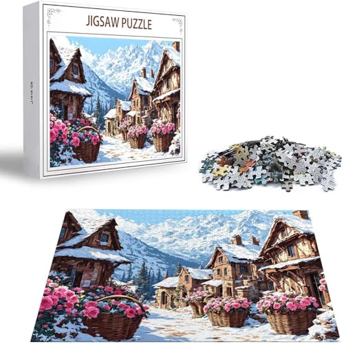 Kleine Stadt Puzzle 3000 Teile Landschaft Puzzle Erwachsene, Holzpuzzle Erwachsene, DIY Groß Puzzelmatten, Premium Quality Klassische Wooden Jigsaw, Holzpuzzle ab 14 Jahren für Jungen, Geschenke S-449 Kleine Stadt Puzzle 3000 Teile Landschaft Puzzle Erwachsene, Holzpuzzle Erwachsene, DIY Groß Puzzelmatten, Premium Quality Klassische Wooden Jigsaw, Holzpuzzle ab 14 Jahren für Jungen, Geschenke S-449 von Saweefog