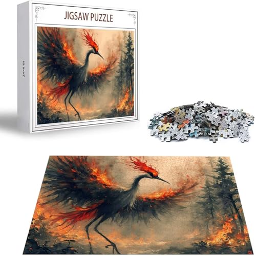 Kran Puzzle 500 Teile Landschaft Puzzle Erwachsene, Holzpuzzle Erwachsene, DIY Groß Puzzelmatten, Premium Quality Klassische Wooden Jigsaw, Holzpuzzle ab 14 Jahren für Jungen, Geschenke Mädche S-440 Kran Puzzle 500 Teile Landschaft Puzzle Erwachsene, Holzpuzzle Erwachsene, DIY Groß Puzzelmatten, Premium Quality Klassische Wooden Jigsaw, Holzpuzzle ab 14 Jahren für Jungen, Geschenke Mädche S-440 von Saweefog