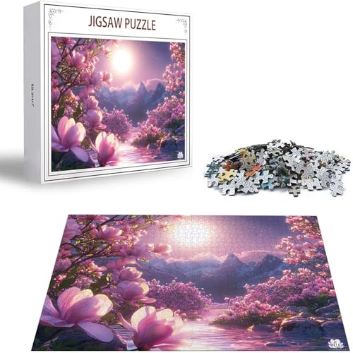 Landschaft Puzzle 500 Teile Blume Puzzle Erwachsene, Holzpuzzle Erwachsene, DIY Groß Puzzelmatten, Premium Quality Klassische Wooden Jigsaw, Holzpuzzle ab 14 Jahren für Jungen, Geschenke Mädche S-133 Landschaft Puzzle 500 Teile Blume Puzzle Erwachsene, Holzpuzzle Erwachsene, DIY Groß Puzzelmatten, Premium Quality Klassische Wooden Jigsaw, Holzpuzzle ab 14 Jahren für Jungen, Geschenke Mädche S-133 von Saweefog