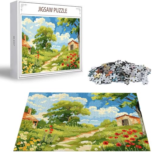 Landschaft Puzzle 500 Teile Kabine Puzzle Erwachsene, Holzpuzzle Erwachsene, DIY Groß Puzzelmatten, Premium Quality Klassische Wooden Jigsaw, Holzpuzzle ab 14 Jahren für Jungen, Geschenke Mädche S-131 Landschaft Puzzle 500 Teile Kabine Puzzle Erwachsene, Holzpuzzle Erwachsene, DIY Groß Puzzelmatten, Premium Quality Klassische Wooden Jigsaw, Holzpuzzle ab 14 Jahren für Jungen, Geschenke Mädche S-131 von Saweefog