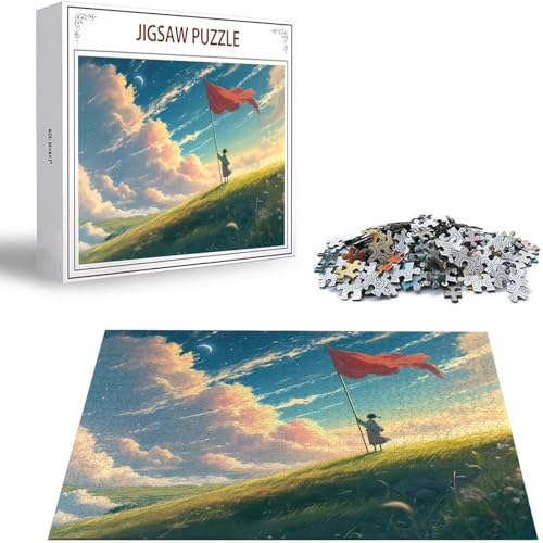 Landschaft Puzzle 500 Teile Wolke Puzzle Erwachsene, Holzpuzzle Erwachsene, DIY Groß Puzzelmatten, Premium Quality Klassische Wooden Jigsaw, Holzpuzzle ab 14 Jahren für Jungen, Geschenke Mädche S-132 von Saweefog