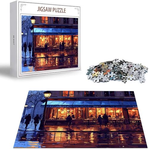 Nachtansicht Puzzle 300 Teile Straße Puzzle Erwachsene, Holzpuzzle Erwachsene, DIY Groß Puzzelmatten, Premium Klassische Wooden Jigsaw, Holzpuzzle ab 14 Jahren für Jungen, Geschenke Mädche S-464 Nachtansicht Puzzle 300 Teile Straße Puzzle Erwachsene, Holzpuzzle Erwachsene, DIY Groß Puzzelmatten, Premium Klassische Wooden Jigsaw, Holzpuzzle ab 14 Jahren für Jungen, Geschenke Mädche S-464 von Saweefog