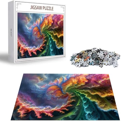 Puzzle 1000 Teile Abstrakt Puzzle Erwachsene, Holzpuzzle Erwachsene Puzzelmatten, Mehrfarbig Holzpuzzle, Klassische Puzzles Wolke Wooden Jigsaw, Geschicklichkeitsspiel für die Ganze Familie S-59 Puzzle 1000 Teile Abstrakt Puzzle Erwachsene, Holzpuzzle Erwachsene Puzzelmatten, Mehrfarbig Holzpuzzle, Klassische Puzzles Wolke Wooden Jigsaw, Geschicklichkeitsspiel für die Ganze Familie S-59 von Saweefog