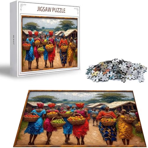 Puzzle 1000 Teile Afrikanische Frau Puzzle Erwachsene, Holzpuzzle Erwachsene Puzzelmatten, Mehrfarbig Holzpuzzle, Klassische Puzzles Landschaft Wooden Jigsaw, Geschicklichkeitsspiel für Familie S-122 Puzzle 1000 Teile Afrikanische Frau Puzzle Erwachsene, Holzpuzzle Erwachsene Puzzelmatten, Mehrfarbig Holzpuzzle, Klassische Puzzles Landschaft Wooden Jigsaw, Geschicklichkeitsspiel für Familie S-122 von Saweefog