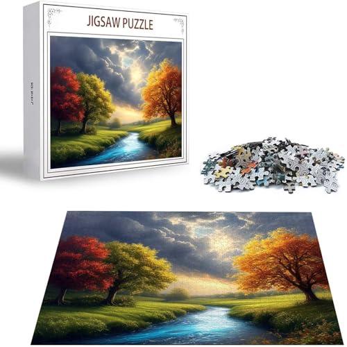 Puzzle 1000 Teile Baum Puzzle Erwachsene, Holzpuzzle Erwachsene Puzzelmatten, Mehrfarbig Holzpuzzle, Klassische Puzzles Landschaft Wooden Jigsaw, Geschicklichkeitsspiel für die Ganze Familie S-416 Puzzle 1000 Teile Baum Puzzle Erwachsene, Holzpuzzle Erwachsene Puzzelmatten, Mehrfarbig Holzpuzzle, Klassische Puzzles Landschaft Wooden Jigsaw, Geschicklichkeitsspiel für die Ganze Familie S-416 von Saweefog