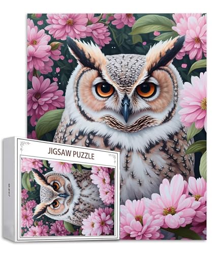 Puzzle 1000 Teile Blume Puzzle Erwachsene, Holzpuzzle Erwachsene Puzzelmatten, Mehrfarbig Holzpuzzle, Klassische Puzzles Eule Wooden Jigsaw, Geschicklichkeitsspiel für die Ganze Familie, Dekor S-697 Puzzle 1000 Teile Blume Puzzle Erwachsene, Holzpuzzle Erwachsene Puzzelmatten, Mehrfarbig Holzpuzzle, Klassische Puzzles Eule Wooden Jigsaw, Geschicklichkeitsspiel für die Ganze Familie, Dekor S-697 von Saweefog