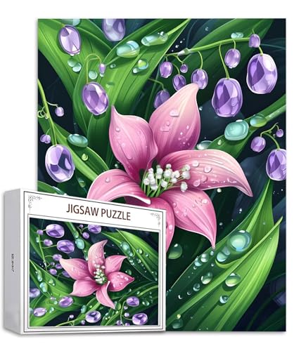 Puzzle 1000 Teile Blume Puzzle Erwachsene, Holzpuzzle Erwachsene Puzzelmatten, Mehrfarbig Holzpuzzle, Klassische Puzzles Rosa Wooden Jigsaw, Geschicklichkeitsspiel für die Ganze Familie, Dekor S-681 Puzzle 1000 Teile Blume Puzzle Erwachsene, Holzpuzzle Erwachsene Puzzelmatten, Mehrfarbig Holzpuzzle, Klassische Puzzles Rosa Wooden Jigsaw, Geschicklichkeitsspiel für die Ganze Familie, Dekor S-681 von Saweefog