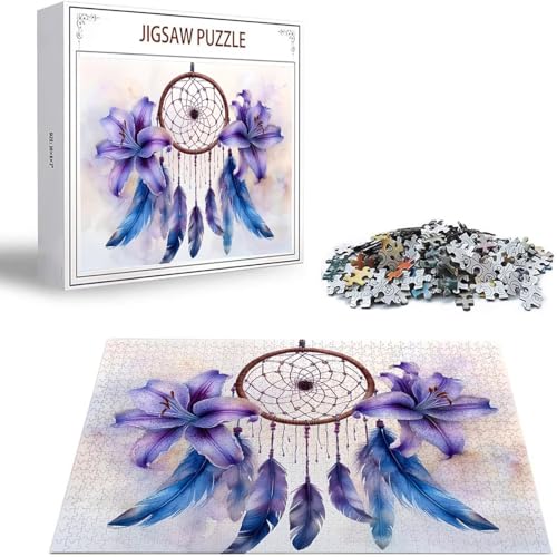 Puzzle 1000 Teile Blume Puzzle Erwachsene, Holzpuzzle Erwachsene Puzzelmatten, Mehrfarbig Holzpuzzle, Klassische Puzzles Traumfänger Wooden Jigsaw, Geschicklichkeitsspiel für die Ganze Familie S-181 Puzzle 1000 Teile Blume Puzzle Erwachsene, Holzpuzzle Erwachsene Puzzelmatten, Mehrfarbig Holzpuzzle, Klassische Puzzles Traumfänger Wooden Jigsaw, Geschicklichkeitsspiel für die Ganze Familie S-181 von Saweefog