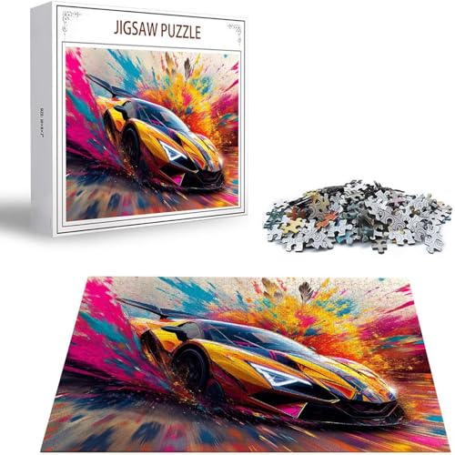 Puzzle 1000 Teile Farbe Puzzle Erwachsene, Holzpuzzle Erwachsene Puzzelmatten, Mehrfarbig Holzpuzzle, Klassische Puzzles Auto Wooden Jigsaw, Geschicklichkeitsspiel für die Ganze Familie, Geschenk S-16 Puzzle 1000 Teile Farbe Puzzle Erwachsene, Holzpuzzle Erwachsene Puzzelmatten, Mehrfarbig Holzpuzzle, Klassische Puzzles Auto Wooden Jigsaw, Geschicklichkeitsspiel für die Ganze Familie, Geschenk S-16 von Saweefog