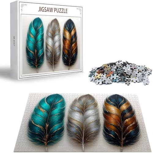 Puzzle 1000 Teile Farbe Puzzle Erwachsene, Holzpuzzle Erwachsene Puzzelmatten, Mehrfarbig Holzpuzzle, Klassische Puzzles Feder Wooden Jigsaw, Geschicklichkeitsspiel für die Ganze Familie, Dekor S-33 Puzzle 1000 Teile Farbe Puzzle Erwachsene, Holzpuzzle Erwachsene Puzzelmatten, Mehrfarbig Holzpuzzle, Klassische Puzzles Feder Wooden Jigsaw, Geschicklichkeitsspiel für die Ganze Familie, Dekor S-33 von Saweefog