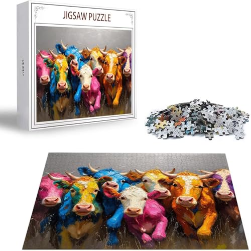 Puzzle 1000 Teile Farbe Puzzle Erwachsene, Holzpuzzle Erwachsene Puzzelmatten, Mehrfarbig Holzpuzzle, Klassische Puzzles Ochse Wooden Jigsaw, Geschicklichkeitsspiel für die Ganze Familie, Dekor S-27 Puzzle 1000 Teile Farbe Puzzle Erwachsene, Holzpuzzle Erwachsene Puzzelmatten, Mehrfarbig Holzpuzzle, Klassische Puzzles Ochse Wooden Jigsaw, Geschicklichkeitsspiel für die Ganze Familie, Dekor S-27 von Saweefog