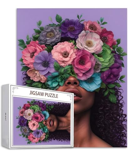Puzzle 1000 Teile Frau Puzzle Erwachsene, Holzpuzzle Erwachsene Puzzelmatten, Mehrfarbig Holzpuzzle, Klassische Puzzles Blume Wooden Jigsaw, Geschicklichkeitsspiel für die Ganze Familie, Dekor S-863 Puzzle 1000 Teile Frau Puzzle Erwachsene, Holzpuzzle Erwachsene Puzzelmatten, Mehrfarbig Holzpuzzle, Klassische Puzzles Blume Wooden Jigsaw, Geschicklichkeitsspiel für die Ganze Familie, Dekor S-863 von Saweefog
