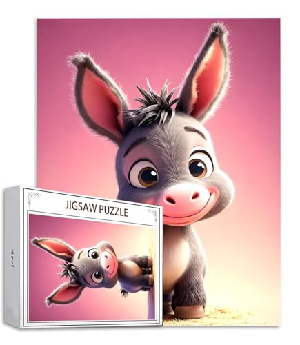 Puzzle 1000 Teile Karikatur Puzzle Erwachsene, Holzpuzzle Erwachsene Puzzelmatten, Mehrfarbig Holzpuzzle, Klassische Puzzles Esel Wooden Jigsaw, Geschicklichkeitsspiel für die Ganze Familie S-746 Puzzle 1000 Teile Karikatur Puzzle Erwachsene, Holzpuzzle Erwachsene Puzzelmatten, Mehrfarbig Holzpuzzle, Klassische Puzzles Esel Wooden Jigsaw, Geschicklichkeitsspiel für die Ganze Familie S-746 von Saweefog