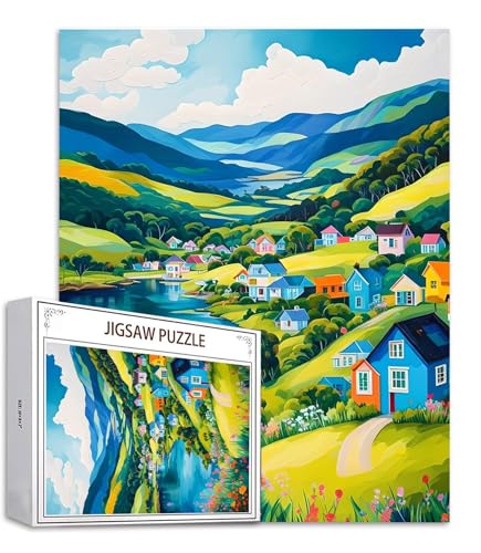 Puzzle 1000 Teile Landschaft Puzzle Erwachsene, Holzpuzzle Erwachsene Puzzelmatten, Mehrfarbig Holzpuzzle, Klassische Puzzles Berg Wooden Jigsaw, Geschicklichkeitsspiel für die Ganze Familie S-622 Puzzle 1000 Teile Landschaft Puzzle Erwachsene, Holzpuzzle Erwachsene Puzzelmatten, Mehrfarbig Holzpuzzle, Klassische Puzzles Berg Wooden Jigsaw, Geschicklichkeitsspiel für die Ganze Familie S-622 von Saweefog