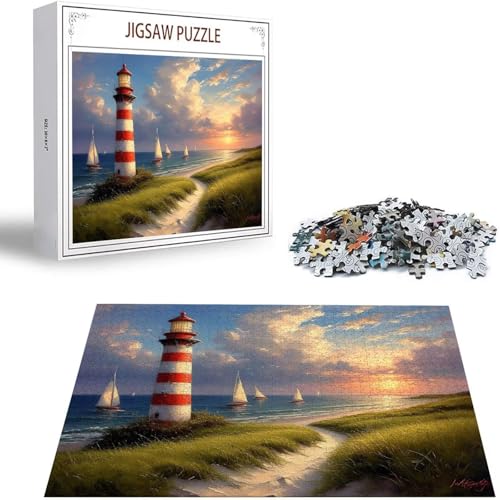 Puzzle 1000 Teile Leuchtturm Puzzle Erwachsene, Holzpuzzle Erwachsene Puzzelmatten, Mehrfarbig Holzpuzzle, Klassische Puzzles Landschaft Wooden Jigsaw, Geschicklichkeitsspiel für Ganze Familie S-66 Puzzle 1000 Teile Leuchtturm Puzzle Erwachsene, Holzpuzzle Erwachsene Puzzelmatten, Mehrfarbig Holzpuzzle, Klassische Puzzles Landschaft Wooden Jigsaw, Geschicklichkeitsspiel für Ganze Familie S-66 von Saweefog