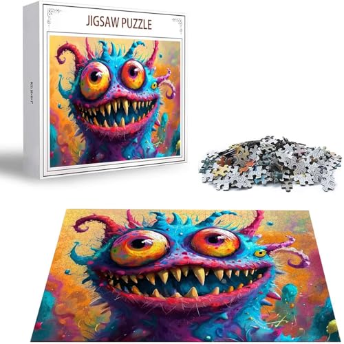 Puzzle 1000 Teile Monster Puzzle Erwachsene, Holzpuzzle Erwachsene Puzzelmatten, Mehrfarbig Holzpuzzle, Klassische Puzzles Tier Wooden Jigsaw, Geschicklichkeitsspiel für die Ganze Familie S-147 Puzzle 1000 Teile Monster Puzzle Erwachsene, Holzpuzzle Erwachsene Puzzelmatten, Mehrfarbig Holzpuzzle, Klassische Puzzles Tier Wooden Jigsaw, Geschicklichkeitsspiel für die Ganze Familie S-147 von Saweefog