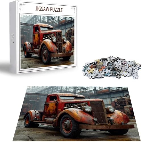 Puzzle 1000 Teile Retro Puzzle Erwachsene, Holzpuzzle Erwachsene Puzzelmatten, Mehrfarbig Holzpuzzle, Klassische Puzzles Auto Wooden Jigsaw, Geschicklichkeitsspiel für die Ganze Familie, Dekor S-137 Puzzle 1000 Teile Retro Puzzle Erwachsene, Holzpuzzle Erwachsene Puzzelmatten, Mehrfarbig Holzpuzzle, Klassische Puzzles Auto Wooden Jigsaw, Geschicklichkeitsspiel für die Ganze Familie, Dekor S-137 von Saweefog