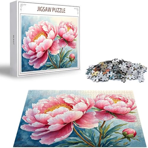 Puzzle 1000 Teile Rosa Puzzle Erwachsene, Holzpuzzle Erwachsene Puzzelmatten, Mehrfarbig Holzpuzzle, Klassische Puzzles Pfingstrose Wooden Jigsaw, Geschicklichkeitsspiel für die Ganze Familie S-127 Puzzle 1000 Teile Rosa Puzzle Erwachsene, Holzpuzzle Erwachsene Puzzelmatten, Mehrfarbig Holzpuzzle, Klassische Puzzles Pfingstrose Wooden Jigsaw, Geschicklichkeitsspiel für die Ganze Familie S-127 von Saweefog