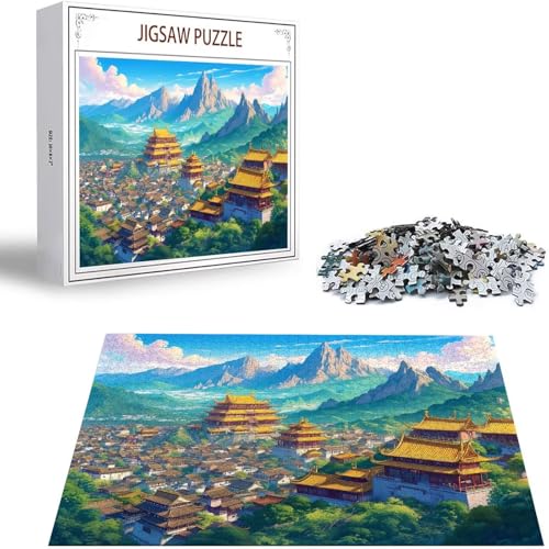 Puzzle 1000 Teile Schloss Puzzle Erwachsene, Holzpuzzle Erwachsene Puzzelmatten, Mehrfarbig Holzpuzzle, Klassische Puzzles Landschaft Wooden Jigsaw, Geschicklichkeitsspiel für die Ganze Familie S-38 Puzzle 1000 Teile Schloss Puzzle Erwachsene, Holzpuzzle Erwachsene Puzzelmatten, Mehrfarbig Holzpuzzle, Klassische Puzzles Landschaft Wooden Jigsaw, Geschicklichkeitsspiel für die Ganze Familie S-38 von Saweefog