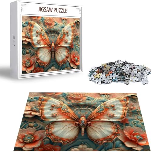 Puzzle 1000 Teile Schmetterling Puzzle Erwachsene, Holzpuzzle Erwachsene Puzzelmatten, Mehrfarbig Holzpuzzle, Klassische Puzzles Blume Wooden Jigsaw, Geschicklichkeitsspiel für die Ganze Familie S-174 Puzzle 1000 Teile Schmetterling Puzzle Erwachsene, Holzpuzzle Erwachsene Puzzelmatten, Mehrfarbig Holzpuzzle, Klassische Puzzles Blume Wooden Jigsaw, Geschicklichkeitsspiel für die Ganze Familie S-174 von Saweefog