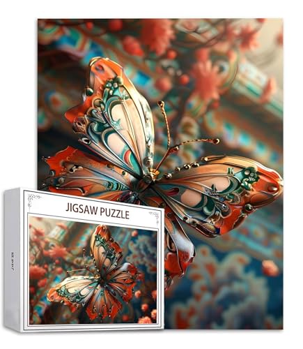 Puzzle 1000 Teile Schmetterling Puzzle Erwachsene, Holzpuzzle Erwachsene Puzzelmatten, Mehrfarbig Holzpuzzle, Klassische Puzzles Tier Wooden Jigsaw, Geschicklichkeitsspiel für die Ganze Familie S-658 Puzzle 1000 Teile Schmetterling Puzzle Erwachsene, Holzpuzzle Erwachsene Puzzelmatten, Mehrfarbig Holzpuzzle, Klassische Puzzles Tier Wooden Jigsaw, Geschicklichkeitsspiel für die Ganze Familie S-658 von Saweefog