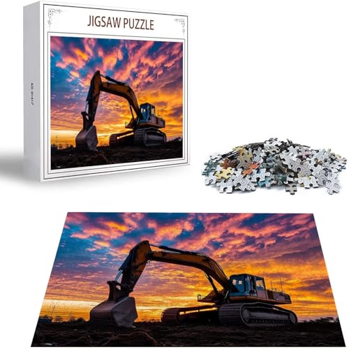 Puzzle 1000 Teile Sonnenuntergang Puzzle Erwachsene, Holzpuzzle Erwachsene Puzzelmatten, Mehrfarbig Holzpuzzle, Klassische Puzzles Ingenieurfahrzeuge Wooden Jigsaw, Geschicklichkeitsspiel S-277 Puzzle 1000 Teile Sonnenuntergang Puzzle Erwachsene, Holzpuzzle Erwachsene Puzzelmatten, Mehrfarbig Holzpuzzle, Klassische Puzzles Ingenieurfahrzeuge Wooden Jigsaw, Geschicklichkeitsspiel S-277 von Saweefog