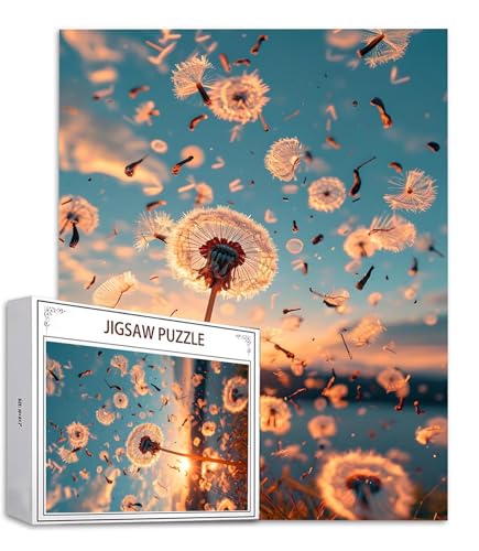 Puzzle 1000 Teile Sonnenuntergang Puzzle Erwachsene, Holzpuzzle Erwachsene Puzzelmatten, Mehrfarbig Holzpuzzle, Klassische Puzzles Löwenzahn Wooden Jigsaw, Geschicklichkeitsspiel, Ganze Familie S-772 Puzzle 1000 Teile Sonnenuntergang Puzzle Erwachsene, Holzpuzzle Erwachsene Puzzelmatten, Mehrfarbig Holzpuzzle, Klassische Puzzles Löwenzahn Wooden Jigsaw, Geschicklichkeitsspiel, Ganze Familie S-772 von Saweefog