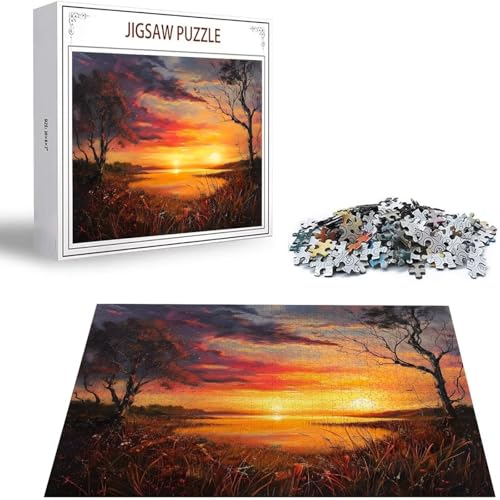 Puzzle 1000 Teile Sonnenuntergang Puzzle Erwachsene, Holzpuzzle Erwachsene Puzzelmatten, Mehrfarbig Holzpuzzle, Klassische Puzzles Szene Wooden Jigsaw, Geschicklichkeitsspiel für Ganze Familie S-281 Puzzle 1000 Teile Sonnenuntergang Puzzle Erwachsene, Holzpuzzle Erwachsene Puzzelmatten, Mehrfarbig Holzpuzzle, Klassische Puzzles Szene Wooden Jigsaw, Geschicklichkeitsspiel für Ganze Familie S-281 von Saweefog