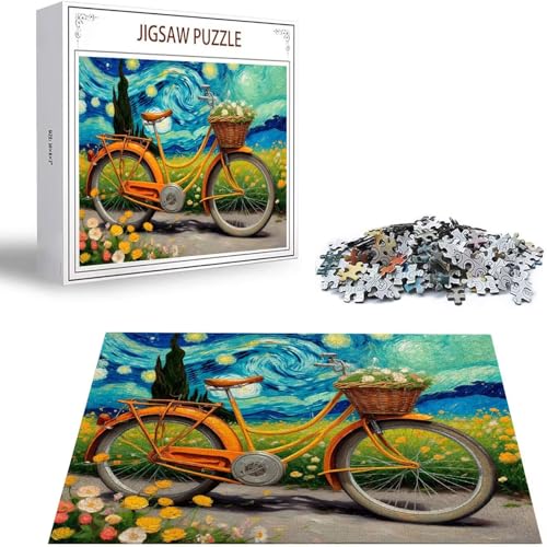 Puzzle 1000 Teile Sternenhimmel Puzzle Erwachsene, Holzpuzzle Erwachsene Puzzelmatten, Mehrfarbig Holzpuzzle, Klassische Puzzles Fahrrad Wooden Jigsaw, Geschicklichkeitsspiel für Ganze Familie S-454 Puzzle 1000 Teile Sternenhimmel Puzzle Erwachsene, Holzpuzzle Erwachsene Puzzelmatten, Mehrfarbig Holzpuzzle, Klassische Puzzles Fahrrad Wooden Jigsaw, Geschicklichkeitsspiel für Ganze Familie S-454 von Saweefog