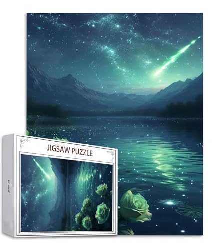 Puzzle 1000 Teile Sternenhimmel Puzzle Erwachsene, Holzpuzzle Erwachsene Puzzelmatten, Mehrfarbig Holzpuzzle, Klassische Puzzles Rose Wooden Jigsaw, Geschicklichkeitsspiel für die Ganze Familie S-950 Puzzle 1000 Teile Sternenhimmel Puzzle Erwachsene, Holzpuzzle Erwachsene Puzzelmatten, Mehrfarbig Holzpuzzle, Klassische Puzzles Rose Wooden Jigsaw, Geschicklichkeitsspiel für die Ganze Familie S-950 von Saweefog