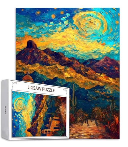 Puzzle 1000 Teile Sternenhimmel Puzzle Erwachsene, Holzpuzzle Erwachsene Puzzelmatten, Mehrfarbig Holzpuzzle, Klassische Puzzles Szene Wooden Jigsaw, Geschicklichkeitsspiel für die Ganze Familie S-944 Puzzle 1000 Teile Sternenhimmel Puzzle Erwachsene, Holzpuzzle Erwachsene Puzzelmatten, Mehrfarbig Holzpuzzle, Klassische Puzzles Szene Wooden Jigsaw, Geschicklichkeitsspiel für die Ganze Familie S-944 von Saweefog