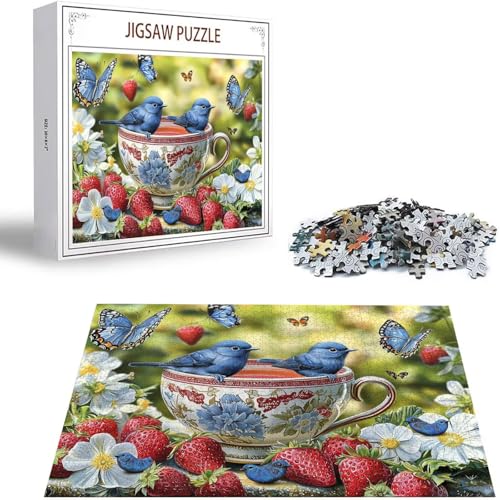 Puzzle 1000 Teile Tasse Puzzle Erwachsene, Holzpuzzle Erwachsene Puzzelmatten, Mehrfarbig Holzpuzzle, Klassische Puzzles Schmetterling Wooden Jigsaw, Geschicklichkeitsspiel für die Ganze Familie S-36 Puzzle 1000 Teile Tasse Puzzle Erwachsene, Holzpuzzle Erwachsene Puzzelmatten, Mehrfarbig Holzpuzzle, Klassische Puzzles Schmetterling Wooden Jigsaw, Geschicklichkeitsspiel für die Ganze Familie S-36 von Saweefog