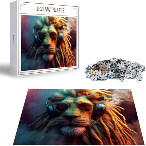Puzzle 1000 Teile Tier Puzzle Erwachsene, Holzpuzzle Erwachsene Puzzelmatten, Mehrfarbig Holzpuzzle, Klassische Puzzles Löwe Wooden Jigsaw, Geschicklichkeitsspiel für die Ganze Familie, Geschenk S-103 Puzzle 1000 Teile Tier Puzzle Erwachsene, Holzpuzzle Erwachsene Puzzelmatten, Mehrfarbig Holzpuzzle, Klassische Puzzles Löwe Wooden Jigsaw, Geschicklichkeitsspiel für die Ganze Familie, Geschenk S-103 von Saweefog