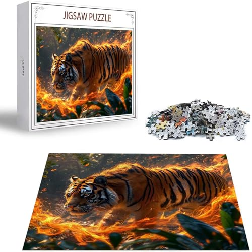 Puzzle 1000 Teile Tiger Puzzle Erwachsene, Holzpuzzle Erwachsene Puzzelmatten, Mehrfarbig Holzpuzzle, Klassische Puzzles Tier Wooden Jigsaw, Geschicklichkeitsspiel für die Ganze Familie, Dekor S-266 Puzzle 1000 Teile Tiger Puzzle Erwachsene, Holzpuzzle Erwachsene Puzzelmatten, Mehrfarbig Holzpuzzle, Klassische Puzzles Tier Wooden Jigsaw, Geschicklichkeitsspiel für die Ganze Familie, Dekor S-266 von Saweefog