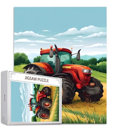Puzzle 1000 Teile Traktor Puzzle Erwachsene, Holzpuzzle Erwachsene Puzzelmatten, Mehrfarbig Holzpuzzle, Klassische Puzzles Szene Wooden Jigsaw, Geschicklichkeitsspiel für die Ganze Familie S-932 Puzzle 1000 Teile Traktor Puzzle Erwachsene, Holzpuzzle Erwachsene Puzzelmatten, Mehrfarbig Holzpuzzle, Klassische Puzzles Szene Wooden Jigsaw, Geschicklichkeitsspiel für die Ganze Familie S-932 von Saweefog