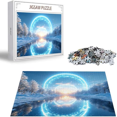 Puzzle 1000 Teile Traum Puzzle Erwachsene, Holzpuzzle Erwachsene Puzzelmatten, Mehrfarbig Holzpuzzle, Klassische Puzzles Winter Wooden Jigsaw, Geschicklichkeitsspiel für die Ganze Familie S-317 Puzzle 1000 Teile Traum Puzzle Erwachsene, Holzpuzzle Erwachsene Puzzelmatten, Mehrfarbig Holzpuzzle, Klassische Puzzles Winter Wooden Jigsaw, Geschicklichkeitsspiel für die Ganze Familie S-317 von Saweefog