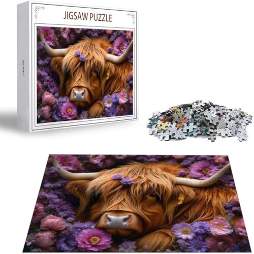 Puzzle 200 Teile Blume Puzzle Erwachsene, Holzpuzzle Erwachsene Puzzelmatten, Mehrfarbig Holzpuzzle, Klassische Puzzles Hochlandrinder Wooden Jigsaw, Geschicklichkeitsspiel für die Ganze Familie S-190 Puzzle 200 Teile Blume Puzzle Erwachsene, Holzpuzzle Erwachsene Puzzelmatten, Mehrfarbig Holzpuzzle, Klassische Puzzles Hochlandrinder Wooden Jigsaw, Geschicklichkeitsspiel für die Ganze Familie S-190 von Saweefog