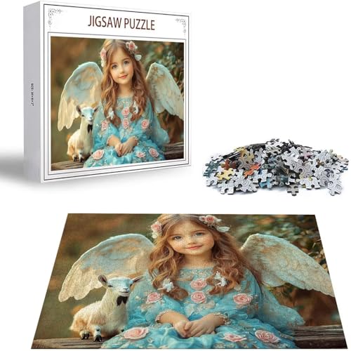 Puzzle 200 Teile Engel Puzzle Erwachsene, Holzpuzzle Erwachsene Puzzelmatten, Mehrfarbig Holzpuzzle, Klassische Puzzles Mädchen Wooden Jigsaw, Geschicklichkeitsspiel für die Ganze Familie S-432 Puzzle 200 Teile Engel Puzzle Erwachsene, Holzpuzzle Erwachsene Puzzelmatten, Mehrfarbig Holzpuzzle, Klassische Puzzles Mädchen Wooden Jigsaw, Geschicklichkeitsspiel für die Ganze Familie S-432 von Saweefog