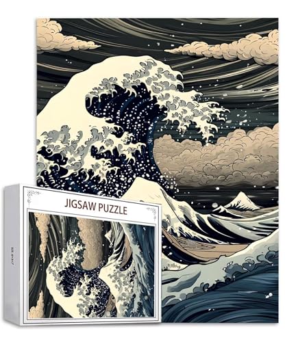Puzzle 200 Teile Japan Puzzle Erwachsene, Holzpuzzle Erwachsene Puzzelmatten, Mehrfarbig Holzpuzzle, Klassische Puzzles Wellen Wooden Jigsaw, Geschicklichkeitsspiel für die Ganze Familie S-877 Puzzle 200 Teile Japan Puzzle Erwachsene, Holzpuzzle Erwachsene Puzzelmatten, Mehrfarbig Holzpuzzle, Klassische Puzzles Wellen Wooden Jigsaw, Geschicklichkeitsspiel für die Ganze Familie S-877 von Saweefog