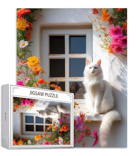 Puzzle 200 Teile Katze Puzzle Erwachsene, Holzpuzzle Erwachsene Puzzelmatten, Mehrfarbig Holzpuzzle, Klassische Puzzles Blume Wooden Jigsaw, Geschicklichkeitsspiel für die Ganze Familie, Dekor S-783 Puzzle 200 Teile Katze Puzzle Erwachsene, Holzpuzzle Erwachsene Puzzelmatten, Mehrfarbig Holzpuzzle, Klassische Puzzles Blume Wooden Jigsaw, Geschicklichkeitsspiel für die Ganze Familie, Dekor S-783 von Saweefog