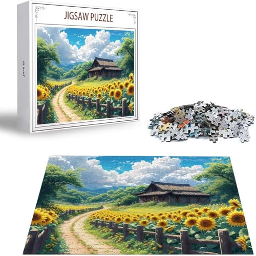 Puzzle 200 Teile Ländlich Puzzle Erwachsene, Holzpuzzle Erwachsene Puzzelmatten, Mehrfarbig Holzpuzzle, Klassische Puzzles Sonnenblume Wooden Jigsaw, Geschicklichkeitsspiel für die Ganze Familie S-441 Puzzle 200 Teile Ländlich Puzzle Erwachsene, Holzpuzzle Erwachsene Puzzelmatten, Mehrfarbig Holzpuzzle, Klassische Puzzles Sonnenblume Wooden Jigsaw, Geschicklichkeitsspiel für die Ganze Familie S-441 von Saweefog