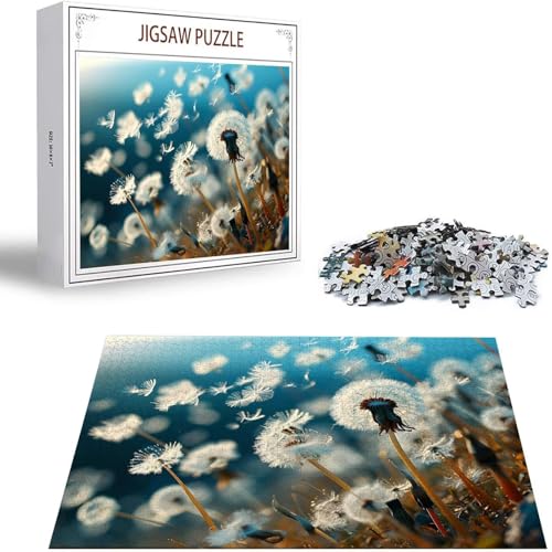 Puzzle 200 Teile Löwenzahn Puzzle Erwachsene, Holzpuzzle Erwachsene Puzzelmatten, Mehrfarbig Holzpuzzle, Klassische Puzzles Schmetterling Wooden Jigsaw, Geschicklichkeitsspiel für Ganze Familie S-355 von Saweefog