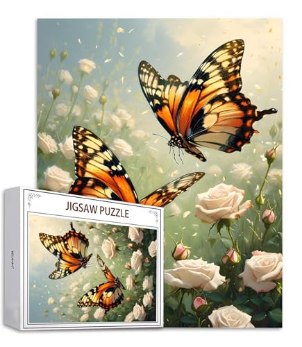 Puzzle 200 Teile Schmetterling Puzzle Erwachsene, Holzpuzzle Erwachsene Puzzelmatten, Mehrfarbig Holzpuzzle, Klassische Puzzles Rose Wooden Jigsaw, Geschicklichkeitsspiel für die Ganze Familie S-665 Puzzle 200 Teile Schmetterling Puzzle Erwachsene, Holzpuzzle Erwachsene Puzzelmatten, Mehrfarbig Holzpuzzle, Klassische Puzzles Rose Wooden Jigsaw, Geschicklichkeitsspiel für die Ganze Familie S-665 von Saweefog