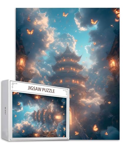 Puzzle 200 Teile Schmetterling Puzzle Erwachsene, Holzpuzzle Erwachsene Puzzelmatten, Mehrfarbig Holzpuzzle, Klassische Puzzles Schloss Wooden Jigsaw, Geschicklichkeitsspiel für Ganze Familie S-657 Puzzle 200 Teile Schmetterling Puzzle Erwachsene, Holzpuzzle Erwachsene Puzzelmatten, Mehrfarbig Holzpuzzle, Klassische Puzzles Schloss Wooden Jigsaw, Geschicklichkeitsspiel für Ganze Familie S-657 von Saweefog