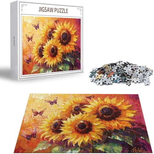 Puzzle 200 Teile Sonnenblume Puzzle Erwachsene, Holzpuzzle Erwachsene Puzzelmatten, Mehrfarbig Holzpuzzle, Klassische Puzzles Blume Wooden Jigsaw, Geschicklichkeitsspiel für die Ganze Familie S-447 Puzzle 200 Teile Sonnenblume Puzzle Erwachsene, Holzpuzzle Erwachsene Puzzelmatten, Mehrfarbig Holzpuzzle, Klassische Puzzles Blume Wooden Jigsaw, Geschicklichkeitsspiel für die Ganze Familie S-447 von Saweefog