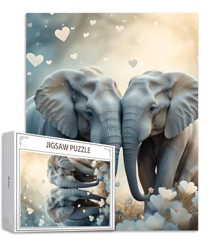 Puzzle 200 Teile Tier Puzzle Erwachsene, Holzpuzzle Erwachsene Puzzelmatten, Mehrfarbig Holzpuzzle, Klassische Puzzles Elefant Wooden Jigsaw, Geschicklichkeitsspiel für die Ganze Familie S-569 von Saweefog